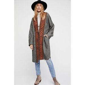 Free People Nomad Embroidered Duster